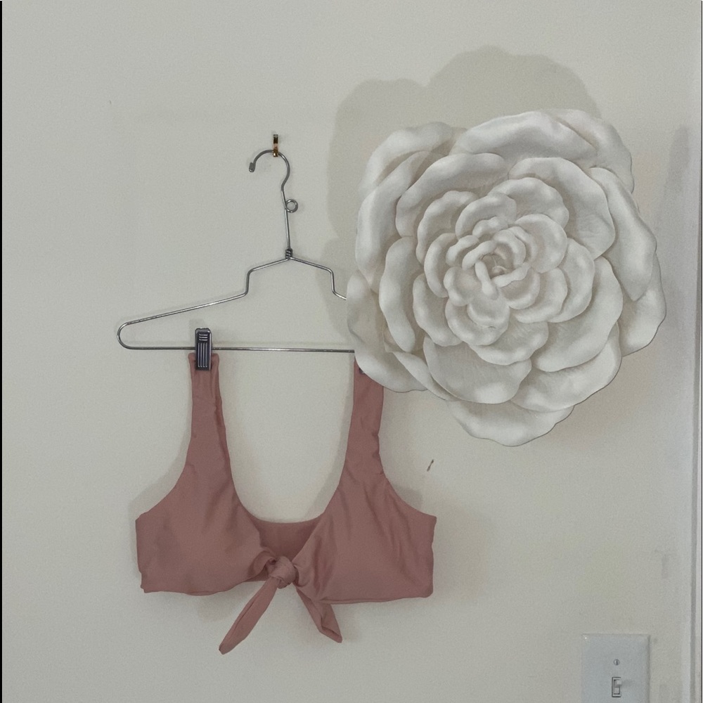 NWOT pink bathing suit set